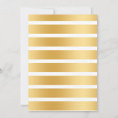 Bubbles & Books Before I Do Greenery Gold Shower Einladung (Rückseite)