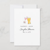 Bubbles & Brew 'Guess Who' Showspiel Einladung (Rückseite)