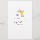 Bubbles & Brew "Wo waren sie?" Duschspiele (Rückseite)