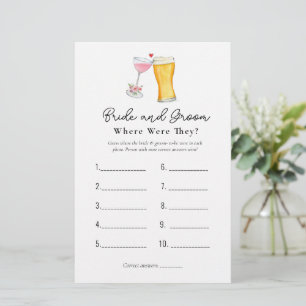 Bubbles & Brew "Wo waren sie?" Duschspiele