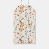 Bubbles & Brews Herbstliche Wildblumen Danke Geschenkanhänger (Rückseite)