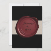 Bubbles & Brews Paare Polterabend Einladung (Rückseite)