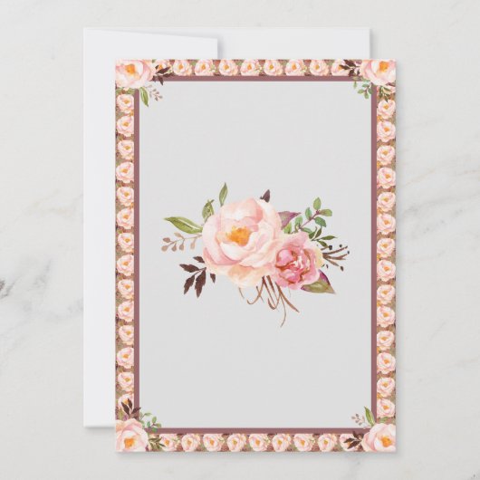 Bubbles & Brews Paare Polterabend Einladung (Rückseite)