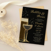 Bubbles Brews Paare Polterabend Einladung