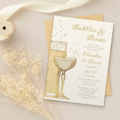 Bubbles Brews Paare Polterabend Einladung