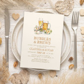 Bubbles Brews Paare Polterabend Einladung