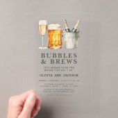 Bubbles & Brews Paarschauer Acryleinladungen (Insitu (Handheld))