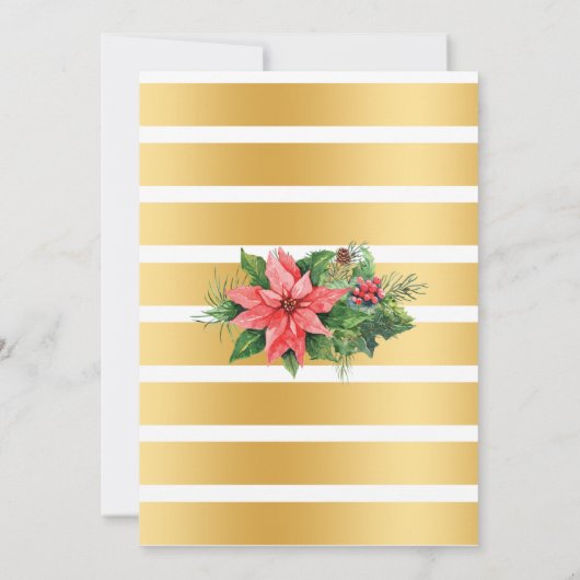 Bubbles & Brews vor Christamas Dusche Einladung (Rückseite)