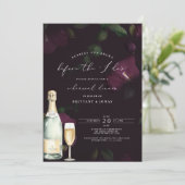 Bubbles & Brews vor dem i do Probe Dinner Einladung (Stehend Vorderseite)