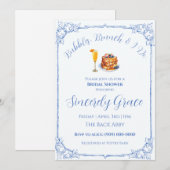 Bubbles, Brunch & I Do Einladung (Vorne/Hinten)