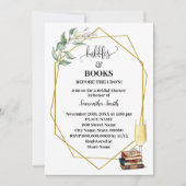 Bubbles & Bücher Bevor ich Grünes Gold Dusche Einladung (Vorderseite)