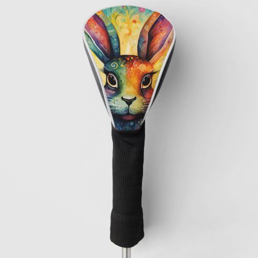 Bubbles Cuddlebun Bunny Golf Headcover (Vorderseite)