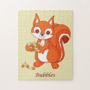 Bubbles das hilfsbereite Eichhörnchen Puzzle