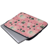 BUBBLES Eleganz auf einer beliebigen Farbe Laptopschutzhülle (Vorne Knopf)