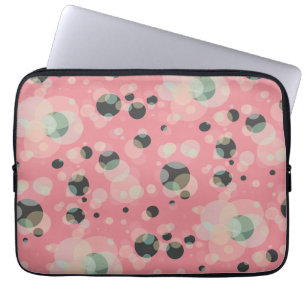 BUBBLES Eleganz auf einer beliebigen Farbe Laptopschutzhülle