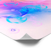 BUBBLES - Farbige Blasen für Kinder - Poster (Ecke)
