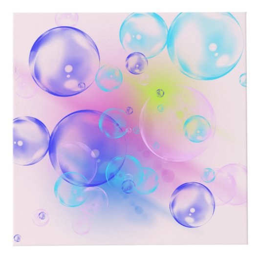 BUBBLES - Farbige Blasen für Kinder - Würfel (Rechts)