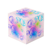 BUBBLES - Farbige Blasen für Kinder - Würfel (Vorderseite Schrägansicht)