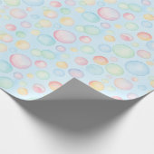 Bubbles & Fins Children's Birthday Bubbles Geschenkpapier (Ecke)