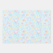 Bubbles & Fins Kindergeburtstag Geschenkpapier Set (Vorderseite 2)