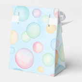Bubbles & Fins Kindergeburtstag Geschenkschachtel (Rückseite)