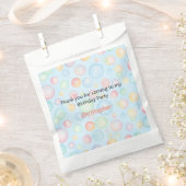 Bubbles & Fins Kindergeburtstag Geschenktütchen (Ausgeschnitten)