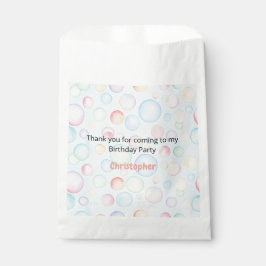 Bubbles & Fins Kindergeburtstag Geschenktütchen