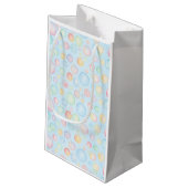 Bubbles & Fins Kindergeburtstagsblasen Kleine Geschenktüte (Rückseite Schrägansicht)