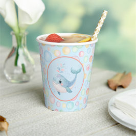 Bubbles & Fins Kindergeburtstagsblasen Pappbecher