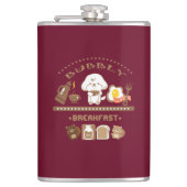 Bubbles Frühstück Flachmann (Vorderseite)