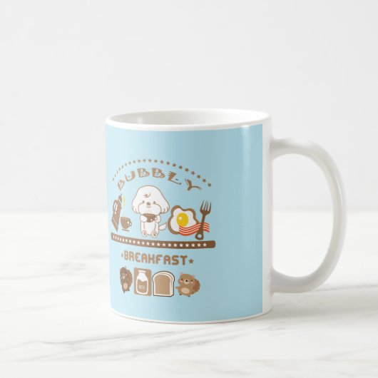 Bubbles Frühstück Kaffeetasse (Rechts)