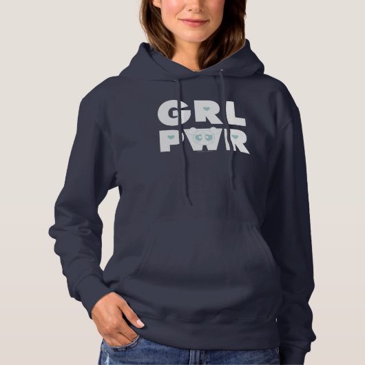 Bubbles: Girl Power Hoodie (Vorderseite)