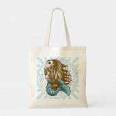 Bubbles Mystic Mermaid Tote Bag Tragetasche (Rückseite)