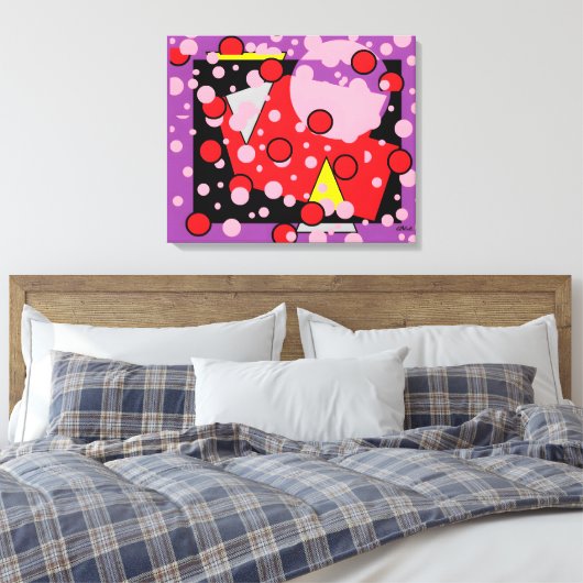 Bubbles Up Leinwanddruck (Insitu (Schlafzimmer))