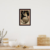 "Bubbles" von Louis Icart 13 x 19 Art Deco Poster (Küche)