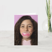 Bubblespeck Dankeskarte (Vorderseite)
