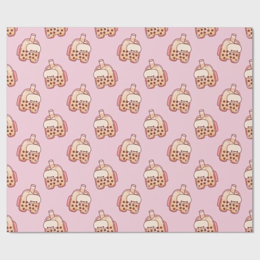 Bubbletea Geschenkpapier (Flach)