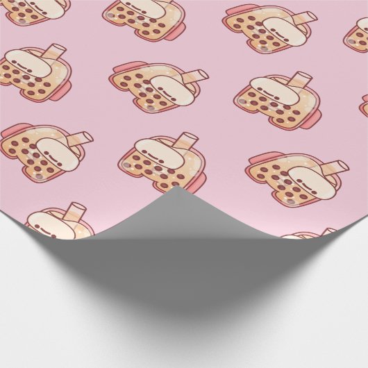 Bubbletea Geschenkpapier (Ecke)