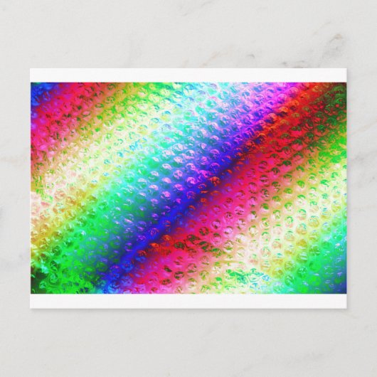 Bubblewrap Postkarte (Vorderseite)
