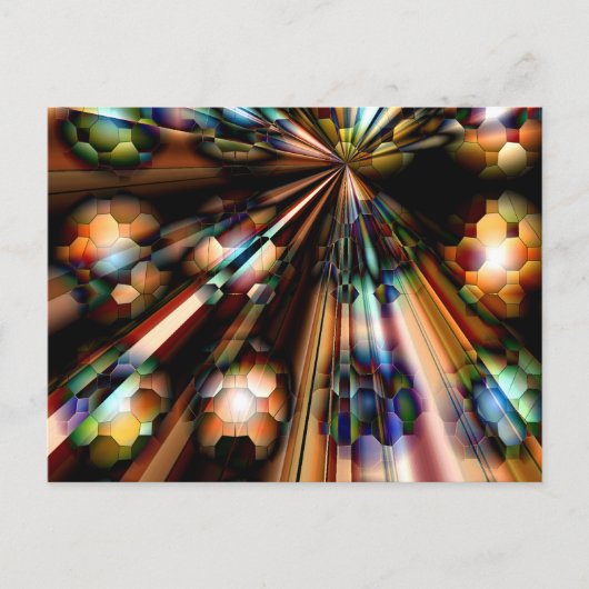 Bubblin' Planets Rock...... Postkarte (Vorderseite)