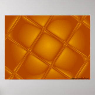 Bubbling Amber Poster