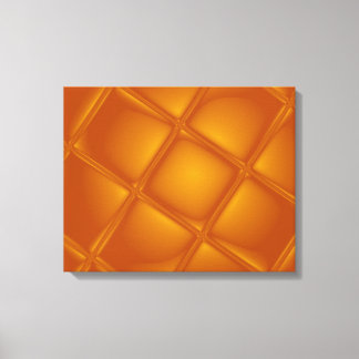 Bubbling Amber Wrapped Canvas Leinwanddruck
