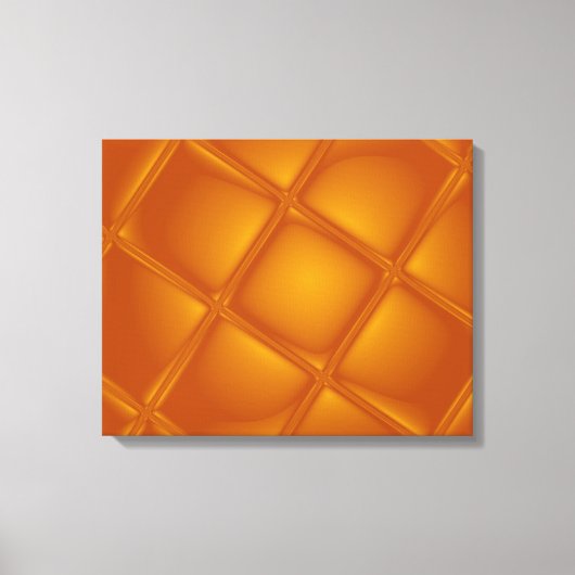 Bubbling Amber Wrapped Canvas Leinwanddruck (Vorderseite)