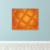 Bubbling Amber Wrapped Canvas Leinwanddruck (Insitu (Holzboden))