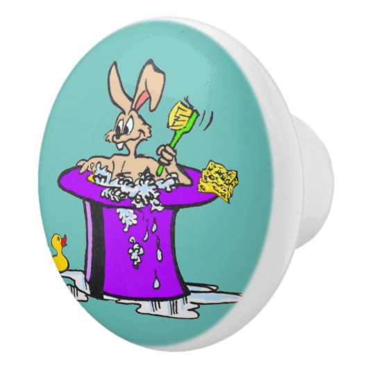 Bubbling Bunny Anpassbare Keramik Pull Keramikknauf (Rechts)