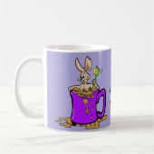 Bubbling Bunny Coffee Lover Cust. Tasse (Links)