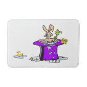 Bubbling Bunny Customizable Bath Mat Badematte (Vorderseite)