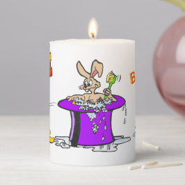 Bubbling Bunny Pillar Kerze mit Enten