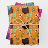 Bubbling Cauldron Magic Potion Eyeballs Halloween Geschenkpapier Set (Beispiel)