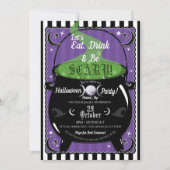 Bubbling Cauldron Whimsical Witz Halloween-Party Einladung (Vorderseite)